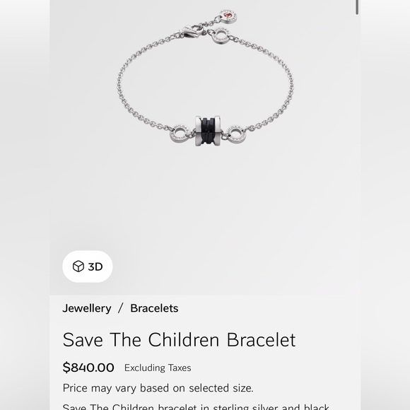 Bvlgari save the children collection necklace and bracelet - Picture 10 of 12